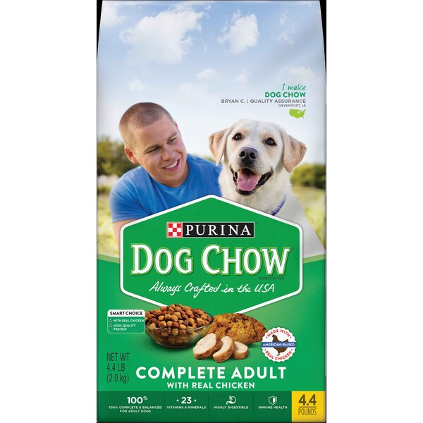 Dog Chow Purina Dog Food, 4.4 Lb Bag 1780014521 Zoro